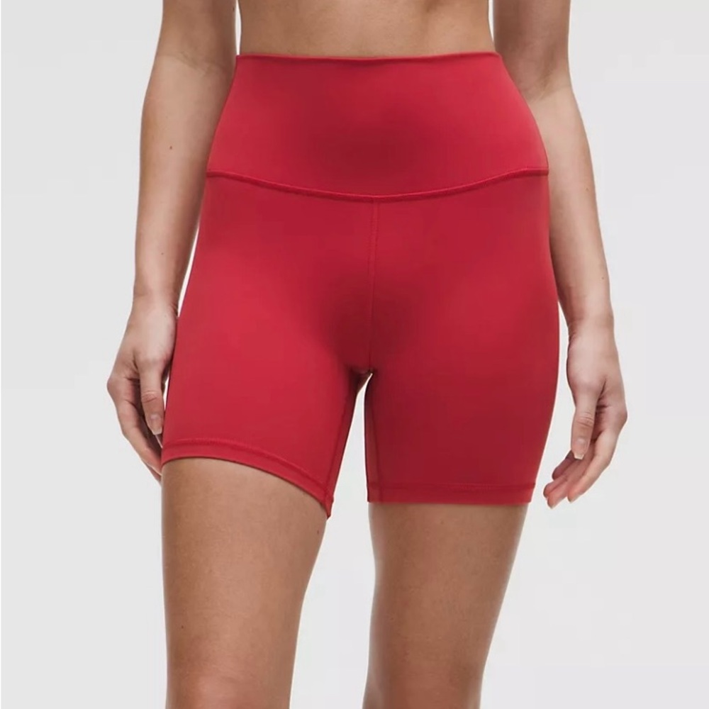 NWT! Lululemon Athletica Red 6” Shorts